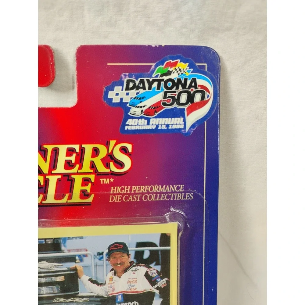 Nascar 1998 Winners Circle #3 Dale Earnhardt 50th Anniversary Diecast Car & Card